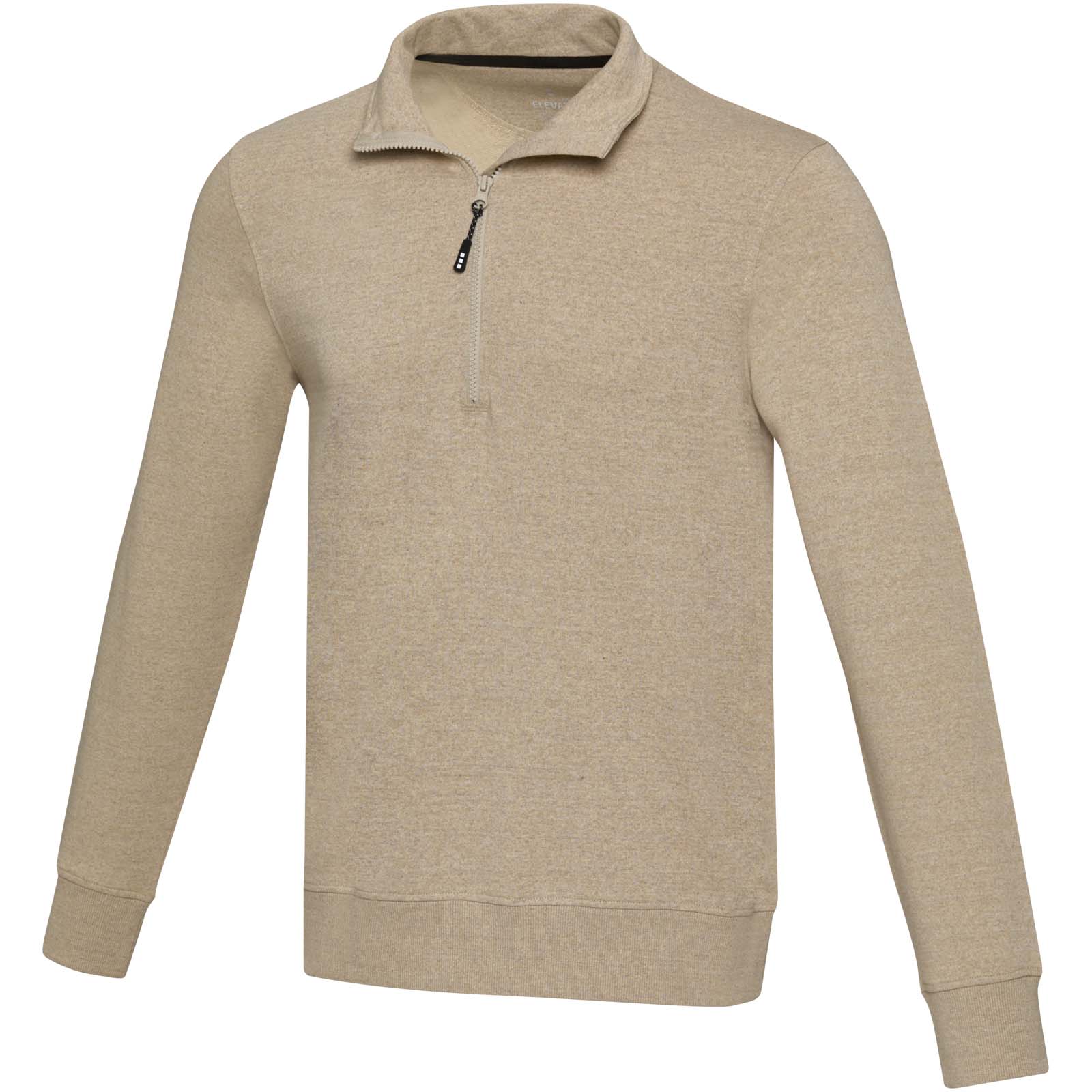 Tin sweter unisex Aware™ z materiałów z recyklingu z zamkiem błyskawicznym na 1/4 długości  P101325C PFC-37546-W