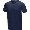 Kawartha short sleeve men's organic V-neck t-shirt P070252C granatowy