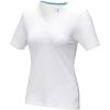 Kawartha short sleeve women's organic V-neck t-shirt P070308C biały