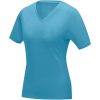 Kawartha short sleeve women's organic V-neck t-shirt P070308C niebieski nxt