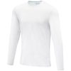 Ponoka long sleeve men's organic t-shirt P070356C biały