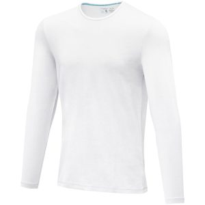 Męski T-shirt organiczny Ponoka z długim rękawem P070356C PFC-38018-W