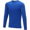 Ponoka long sleeve men's organic t-shirt P070356C niebieski