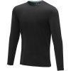 Ponoka long sleeve men's organic t-shirt P070356C czarny