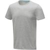 Balfour short sleeve men's organic t-shirt P070421C szary melanż