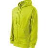 Bluza męska Trendy Zipper P023587F limetka