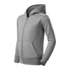 Bluza dziecięca Trendy Zipper P028503F ciemnoszary melanż