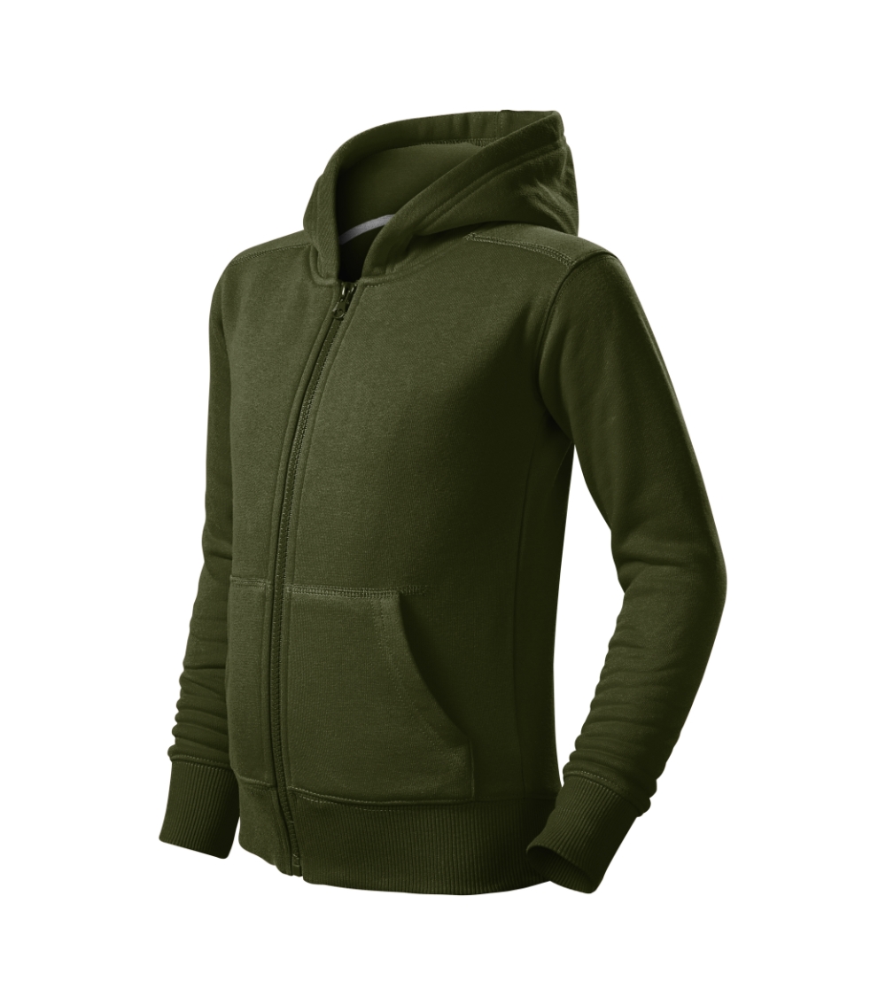 Bluza dziecięca Trendy Zipper P028503F military