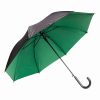 Parasol automatyczny DOUBLY P004127I czarny / zielony