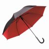 Parasol automatyczny DOUBLY P004127I czarny / czerwony