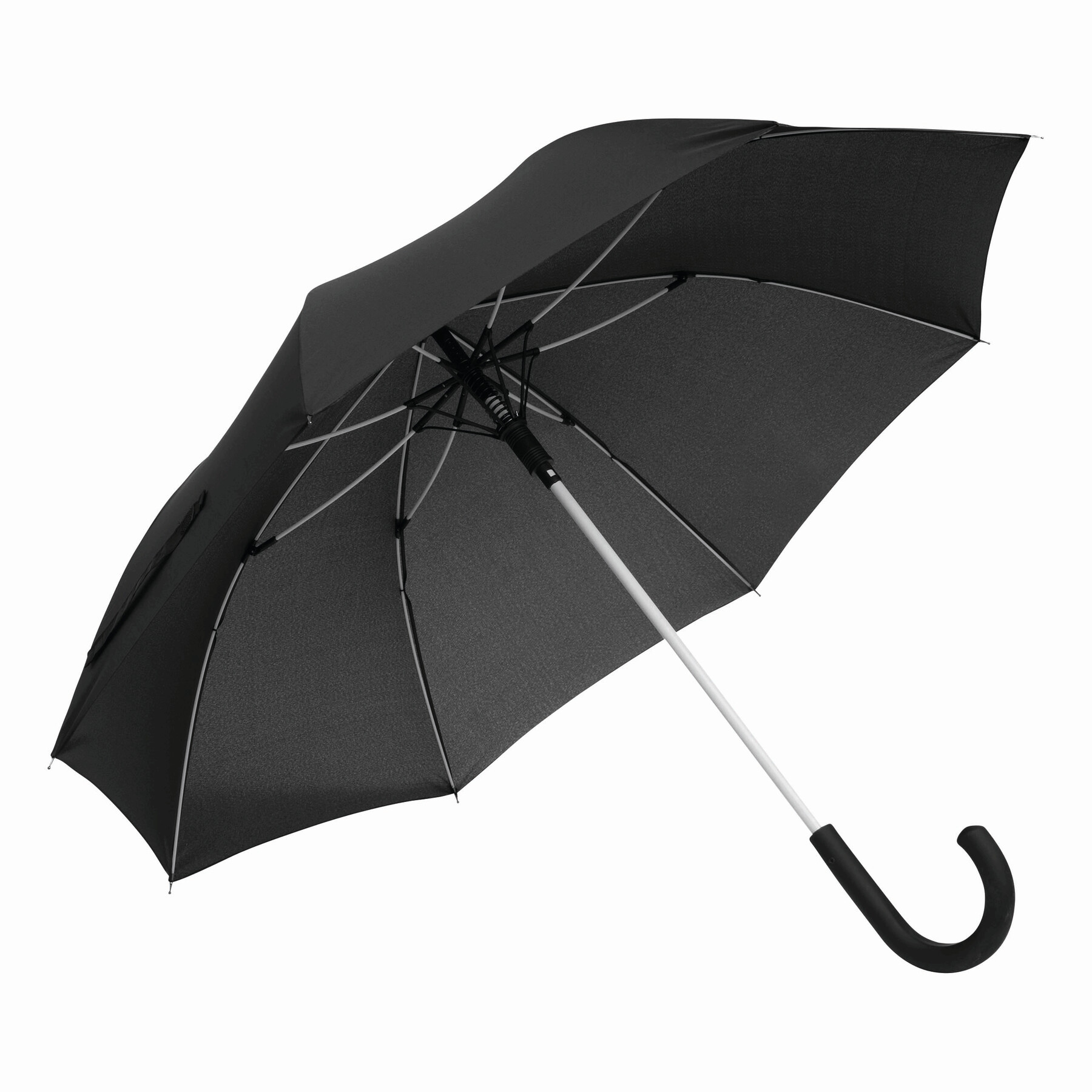 Automatyczny parasol CANCAN P005420I biały / czarny