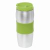 Kubek termiczny AU LAIT P004481I srebrny / zielony