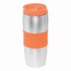 Kubek termiczny AU LAIT P004481I pomarańczowy / srebrny