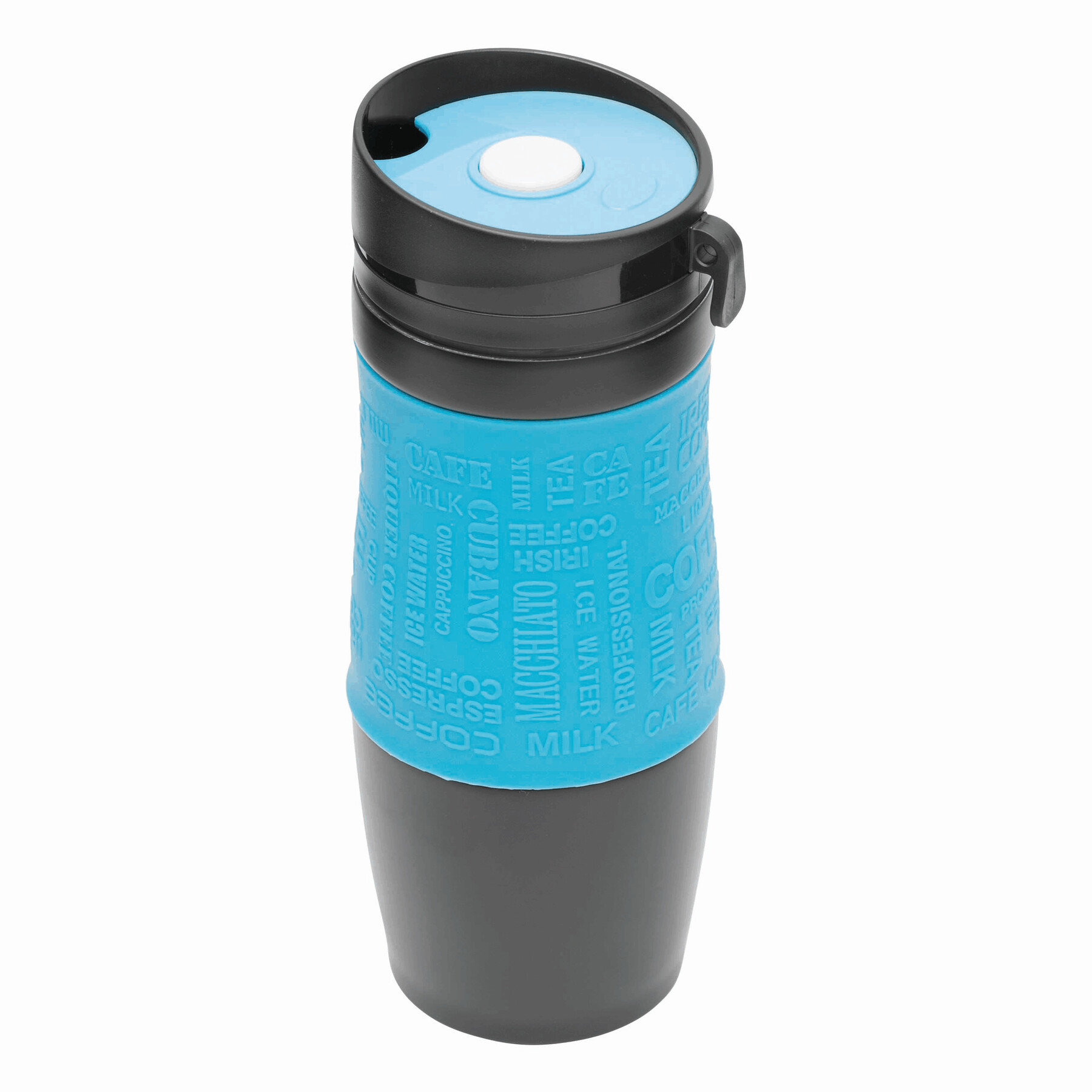 Kubek termiczny GOLDEN DREAM P004727I czarny / jasnoniebieski