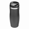 Kubek termiczny o podwójnych ściankach DARK CREMA P005258I czarny / szary