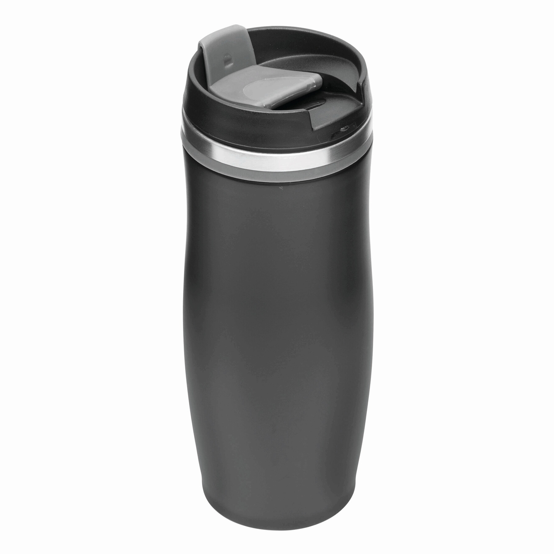 Kubek termiczny o podwójnych ściankach DARK CREMA P005258I czarny / szary