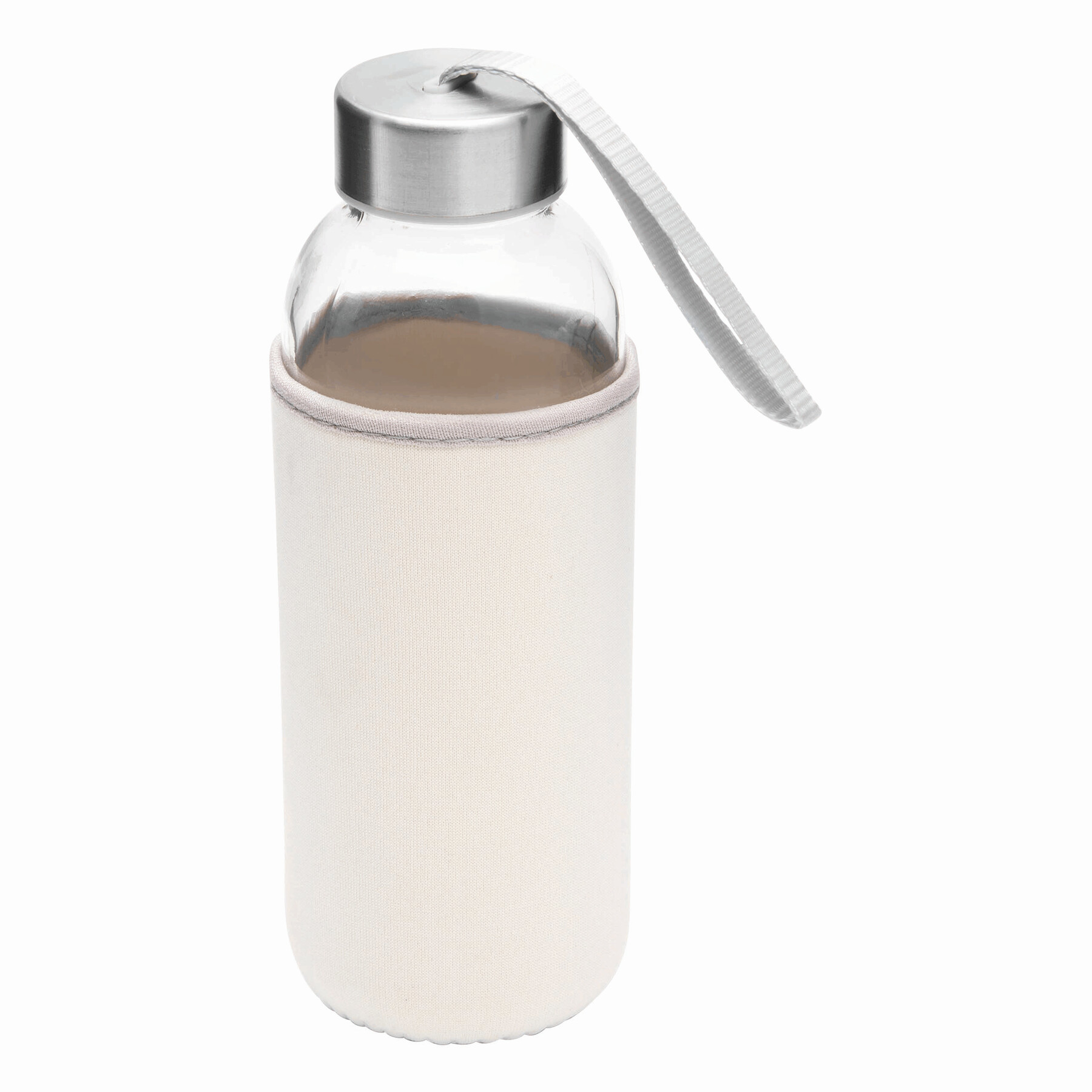 Szklana butelka TAKE WELL P005796I biały / transparentny