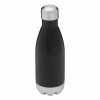Butelka stalowa PARKY P005169I czarny / srebrny