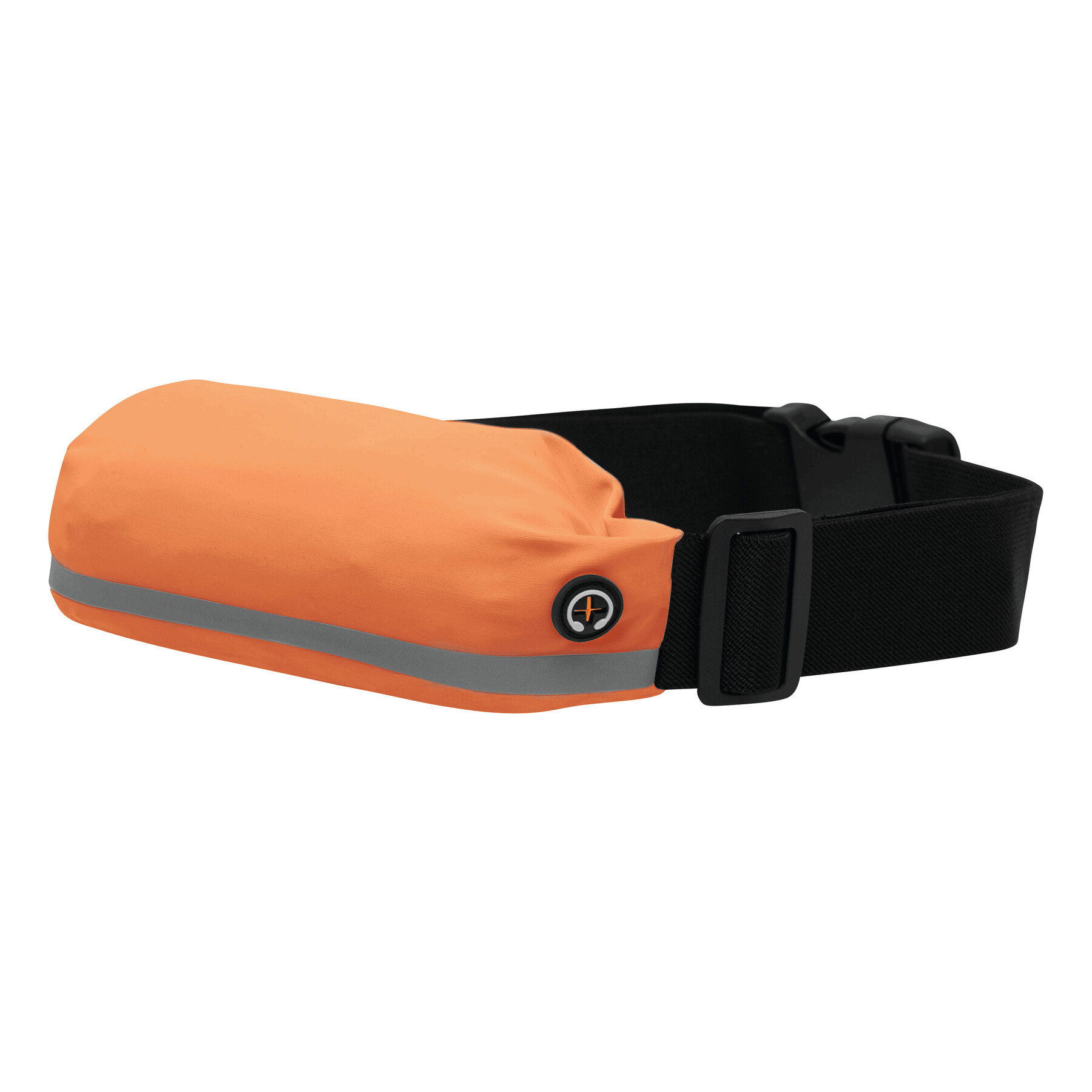 Pas biegowy z saszetką SEE ME P004984I czarny / pomarańczowy