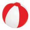 Piłka plażowa OCEAN P005558I biały / transparentny czerwony