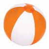 Piłka plażowa OCEAN P005558I biały / transparentny pomarańczowy