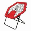 Krzesło bungee CHILL OUT P006186I czarny / czerwony