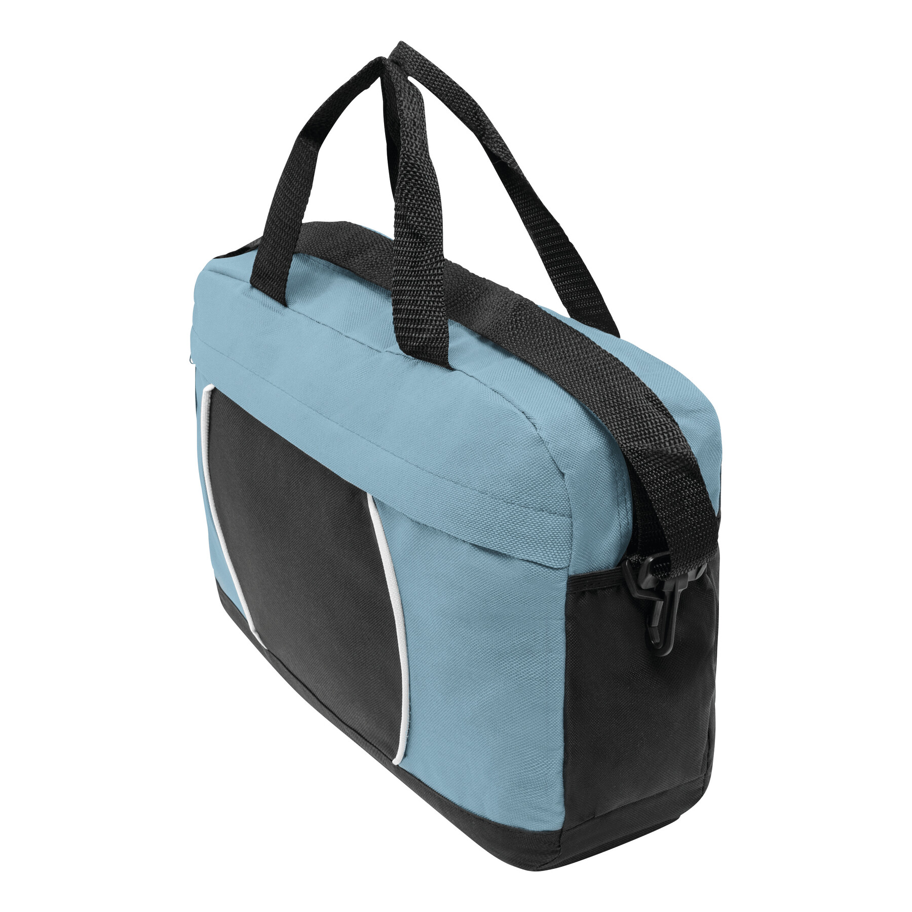 Torba na dokumenty PI P004137I czarny / jasnoniebieski