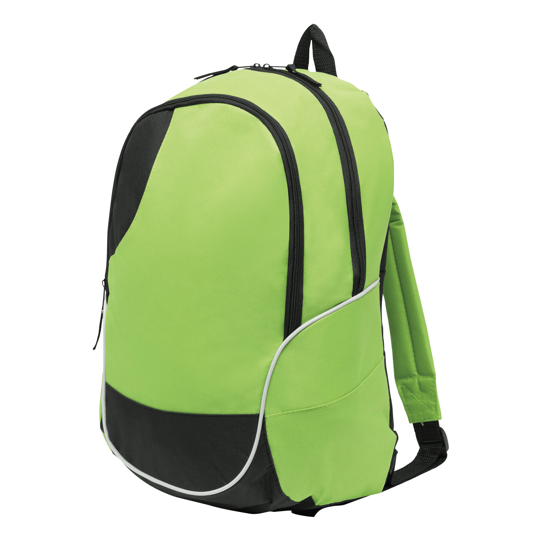 Plecak CURVE P004221I czarny / jasnozielony