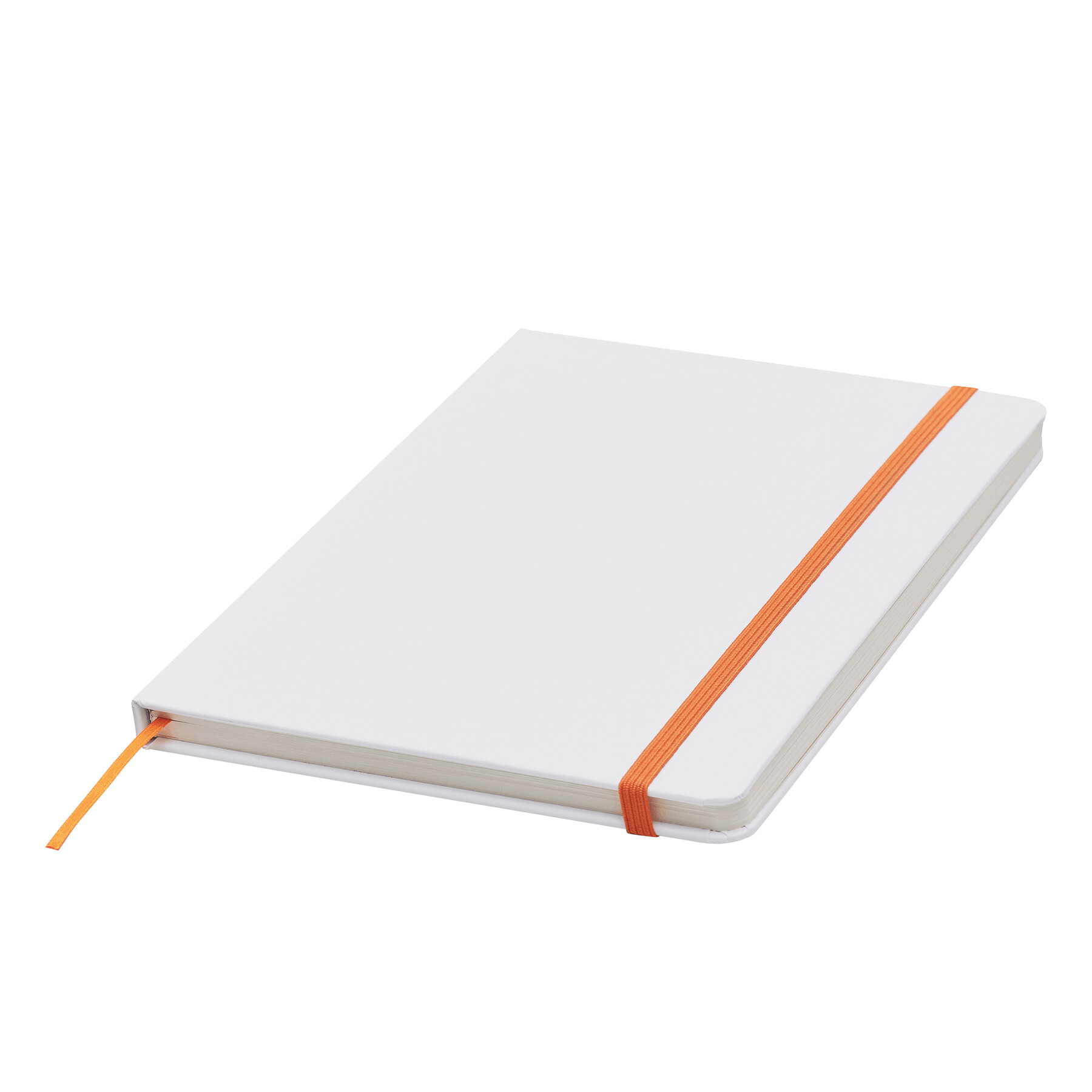 Notes AUTHOR w formacie A5 P005389I biały / pomarańczowy