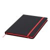 Notatnik LECTOR w rozmiarze A5 P005753I czarny / czerwony