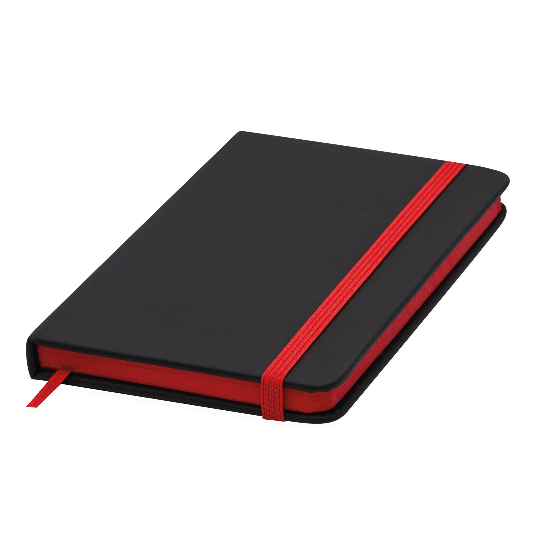 Notatnik LECTOR w rozmiarze A6 P005757I czarny / czerwony
