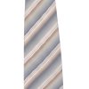 Krawat P112381D jasnoszary