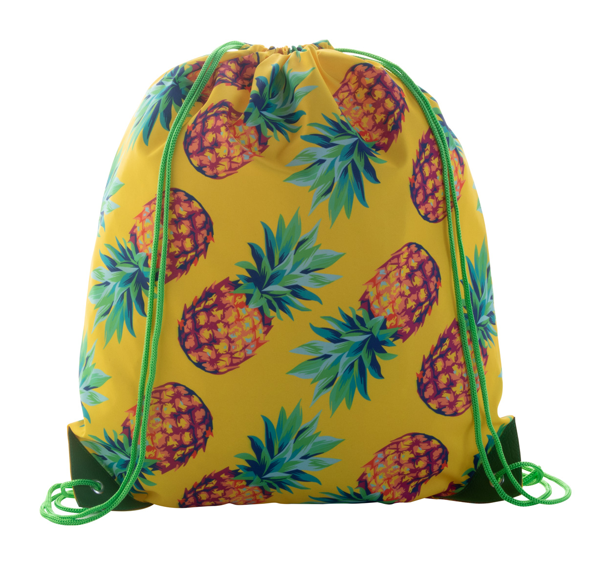 Personalizowany worek ze sznurkami P114674D zielony / biały