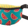 Personalizowana torba biodrowa RPET / biodrówka P114680D czarny / biały