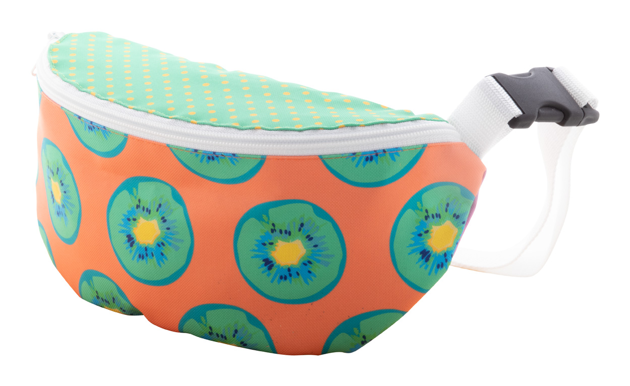 Personalizowana torba biodrowa RPET / biodrówka CreaWaist RFID P115627D AN-AP716458-W