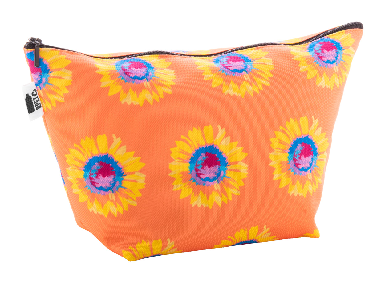 Personalizowana kosmetyczka P115898D czarny / biały