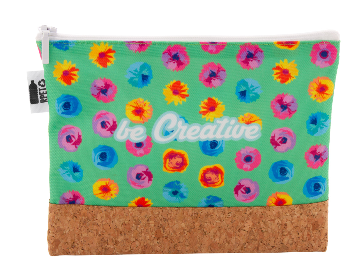 Personalizowana kosmetyczka CreaBeauty Cork M RPET P116675D AN-AP716588-W
