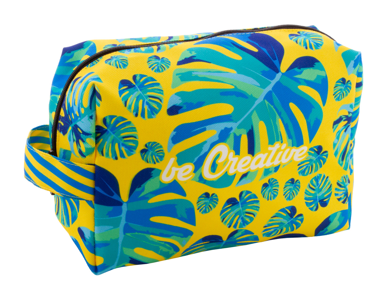 Personalizowana kosmetyczka P116679D czarny / biały