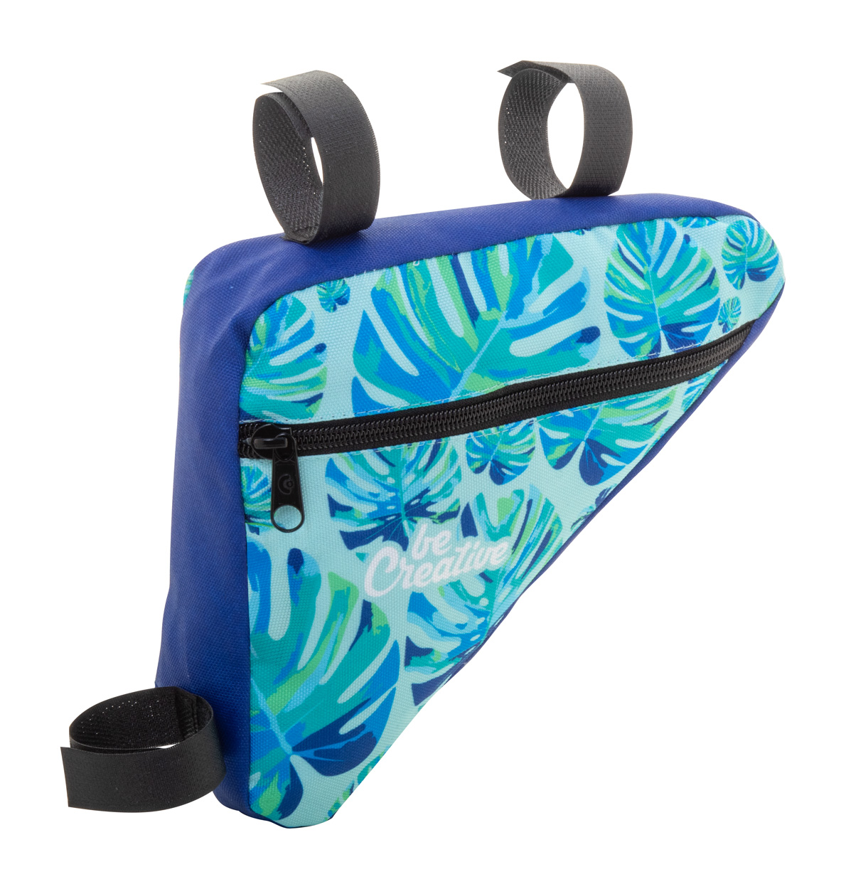 Personalizowana torba na ramę rowerową P116937D czarny / biały