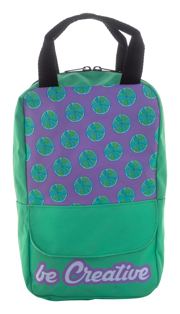 Personalizowany plecak RPET P118353D czarny / biały