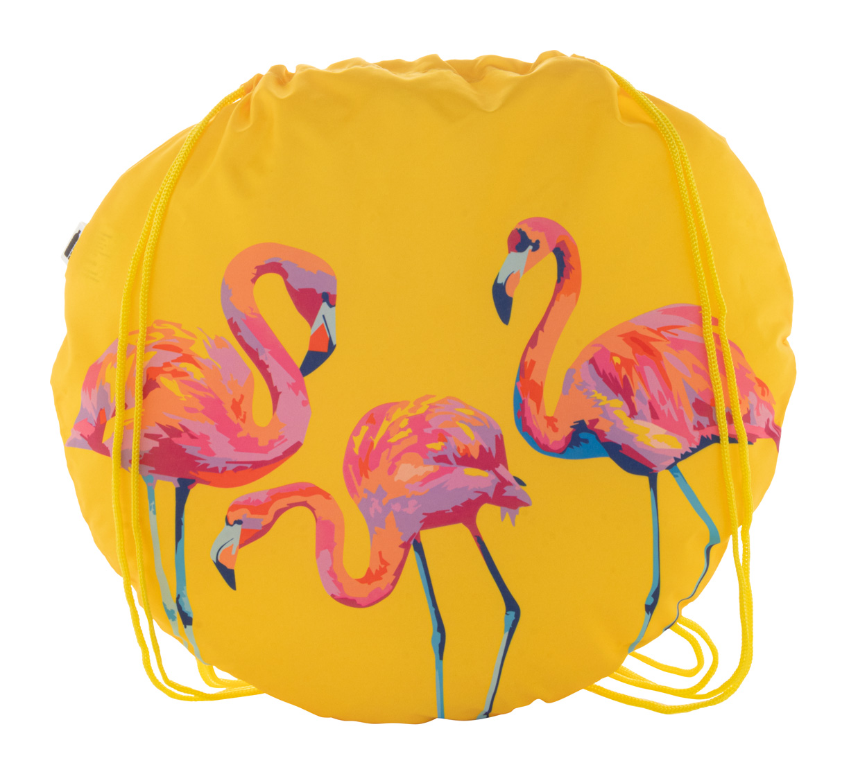 Personalizowana torba ze ściągaczem P118355D żółty / biały