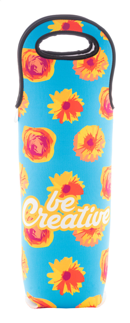 Personalizowana torba RPET na wino P118186D czarny / biały
