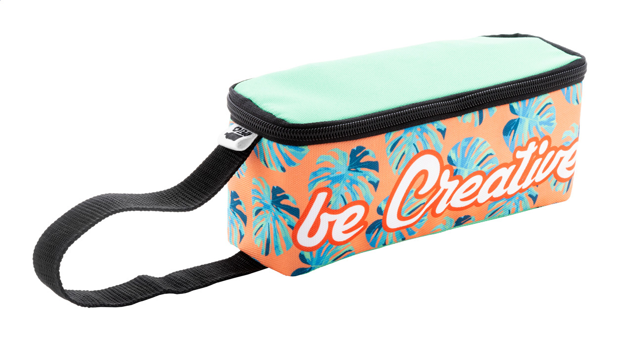 Personalizowana torba chłodząca P118707D czarny / biały