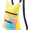 Personalizowany składany plecak RPET P118603D czarny / biały