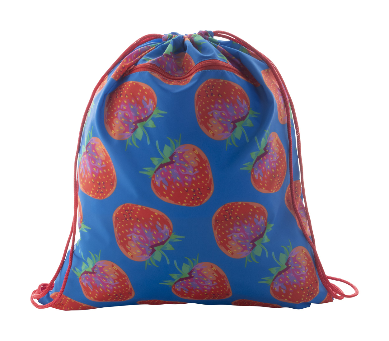 Personalizowany worek ze sznurkami P114283D czerwony / biały