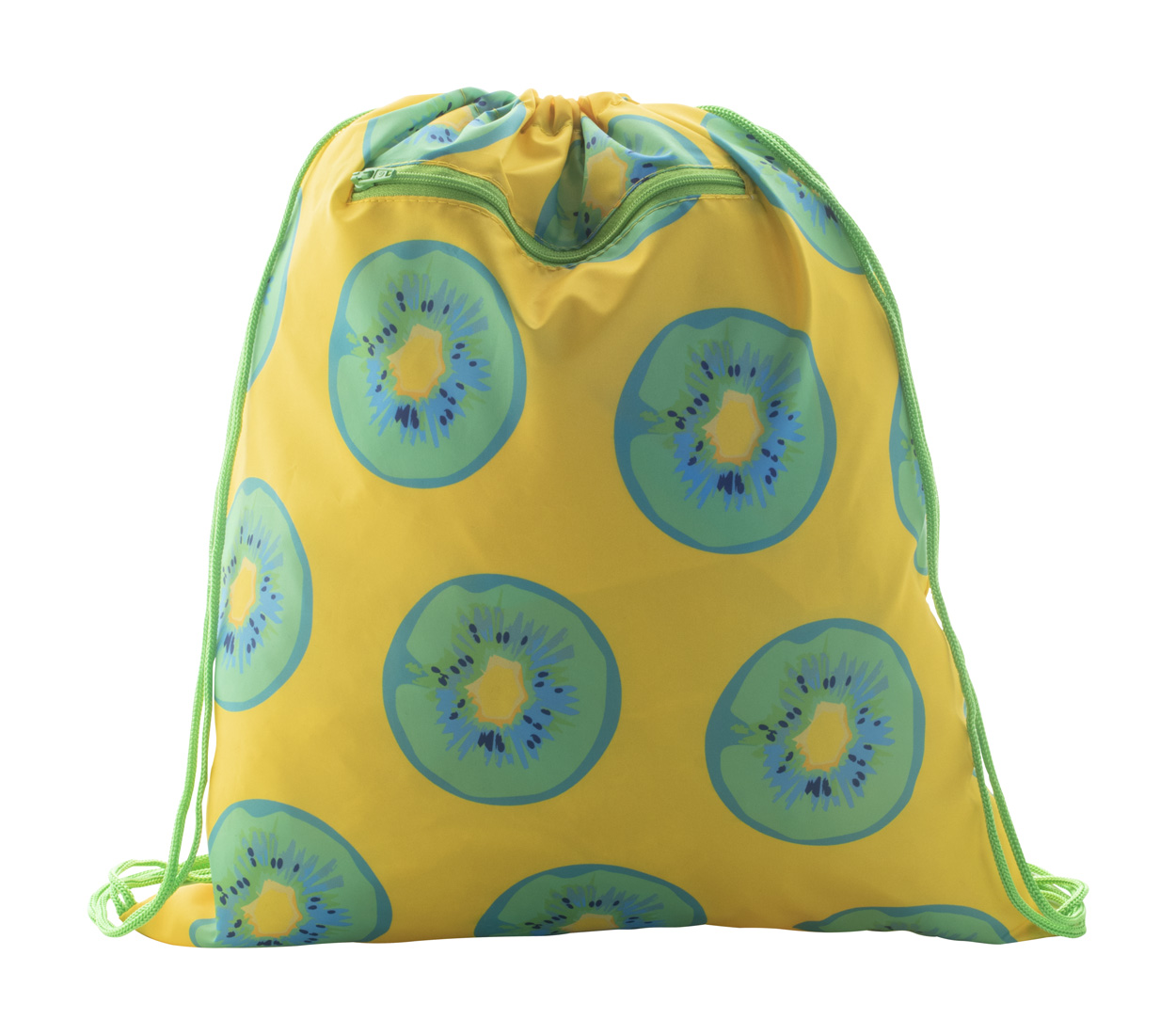 Personalizowany worek ze sznurkami P114283D zielony / biały