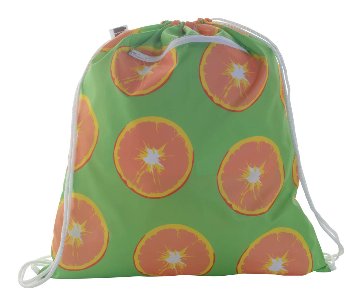 Personalizowany worek ze sznurkami CreaDraw Zip RPET P114285D AN-AP718541-W