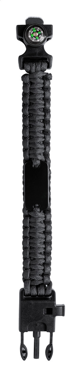 Bransoletka przetrwania / opaska P113633D czarny