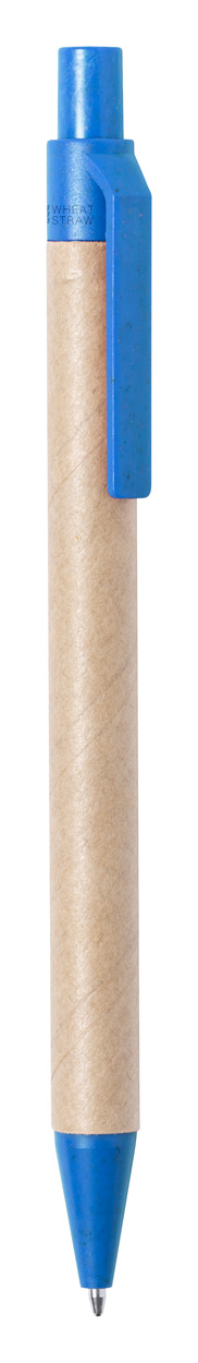 Długopis P114223D niebieski / naturalny