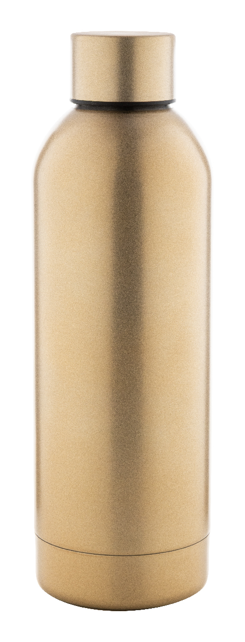 Butelka ze stali nierdzewnej P115854D złoty